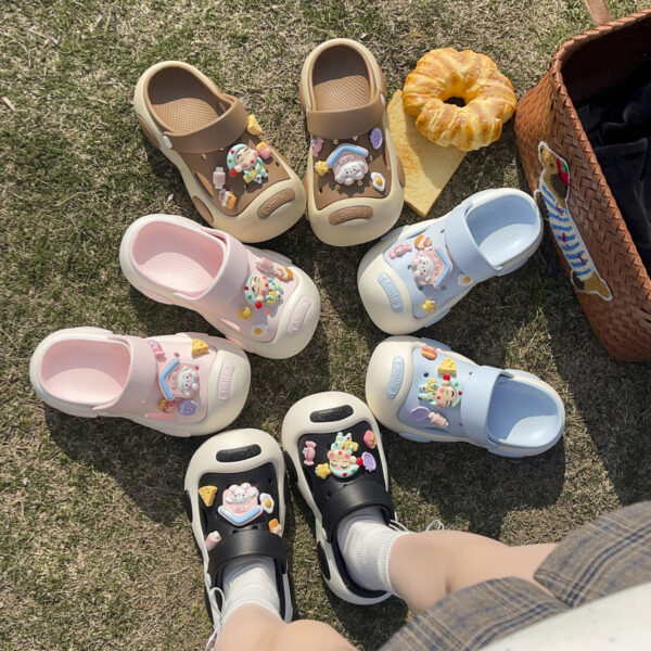 2026_03_10_15_09_IMG_0522 Cute Cartoon DIY Thick - soled Non - slip Versatile Clogs