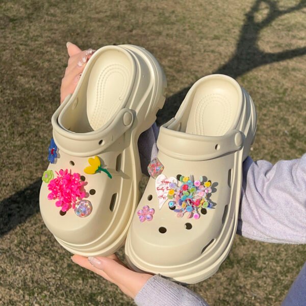 2026_03_10_15_40_IMG_0601 inspired Colorful Flower -slip Outdoor Clogs。