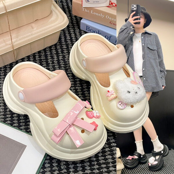 未标题_5 themed Cute Cartoon Clogs with Slim - waist Design
